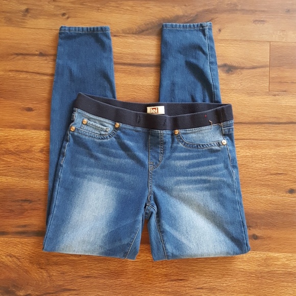 lei jeggings ribbed waist